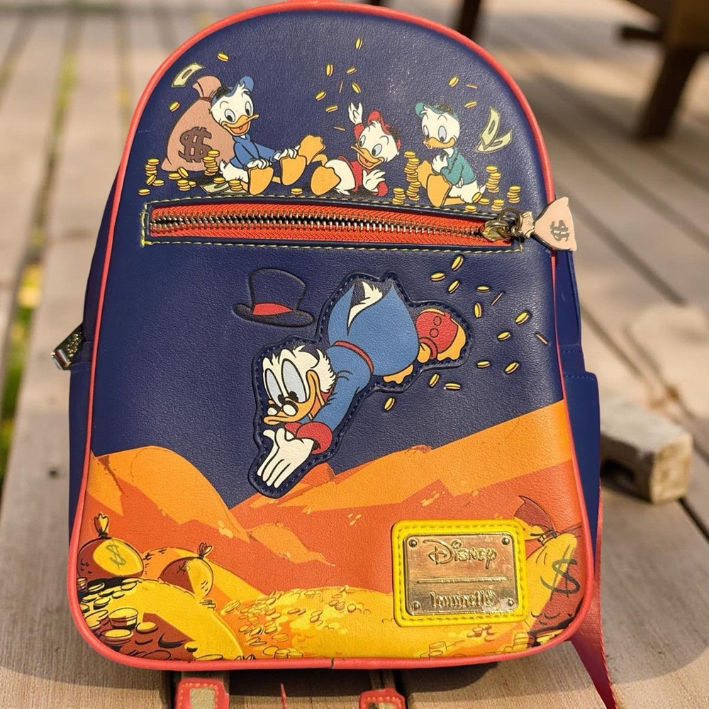 Disney DuckTales Blue and Yellow Backpack